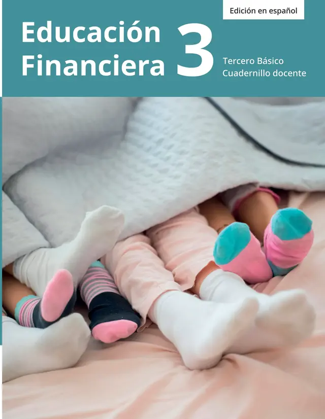 Tapa del cuadernillo docente Educación Financiera 3